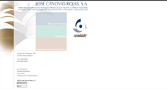 Desktop Screenshot of canovasrojas.com