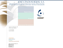 Tablet Screenshot of canovasrojas.com